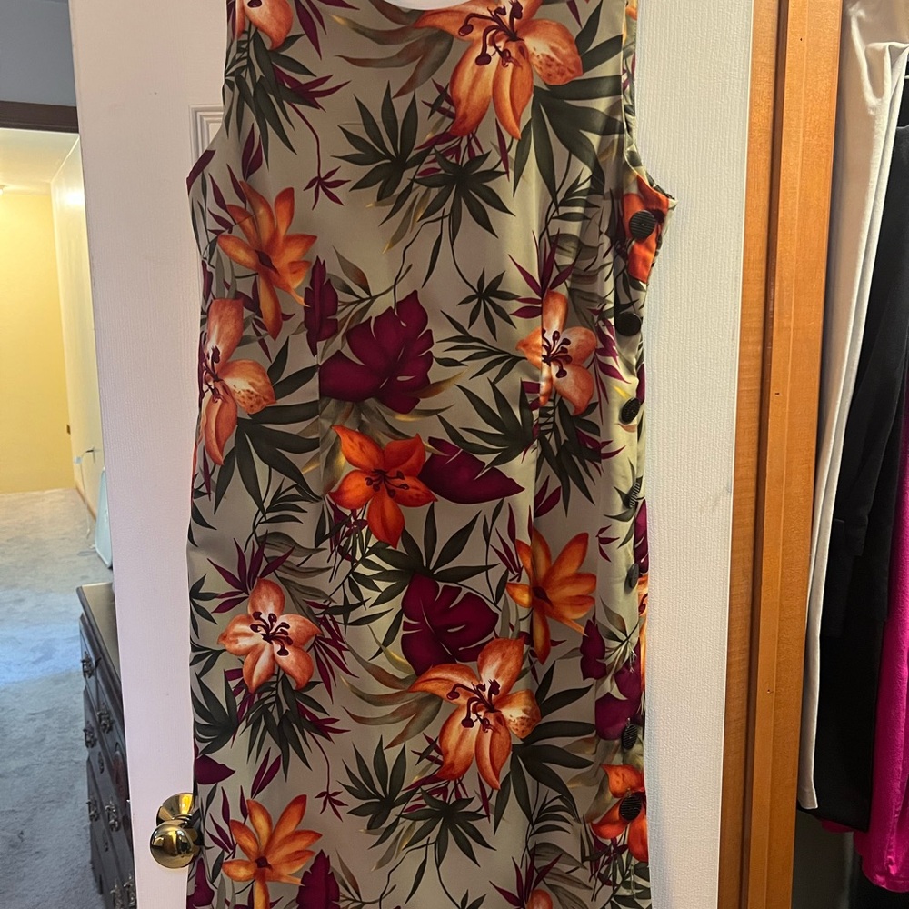 Ladies ankle length dress  size 10 petite